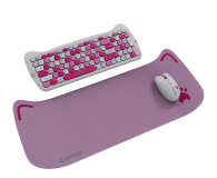 CANYON Zestaw klawiatura i mysz HSET-W6 Pink z podkładką CNS-HSETW6PK - 1283179 - zdjęcie 2